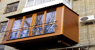 Внешняя отделка балкона Кулебаки цена от 1056 руб. м/2.
